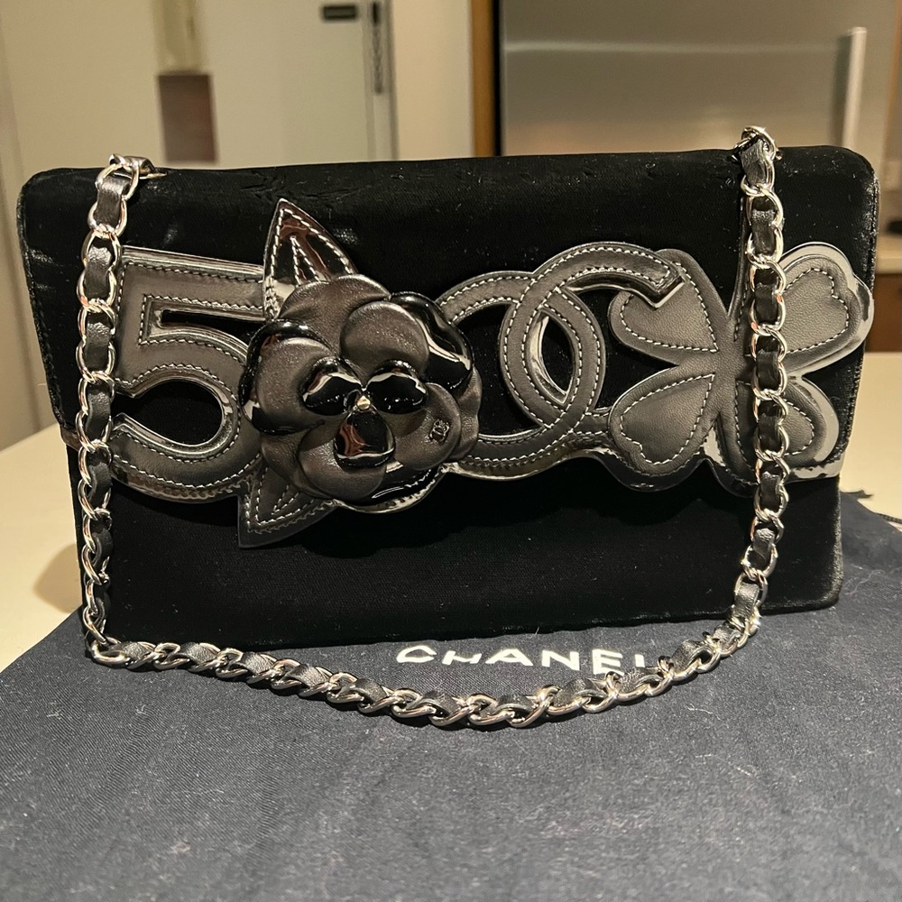 Chanel Precious Symbols Velvet Bag